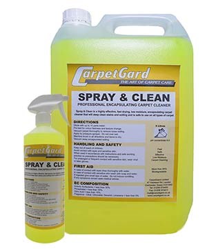 Spray Clean Carpet Gard Dry Carpet Cleaning Chemicals For Use With 